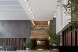 云天羅湖中式辦公室裝修-前臺區(qū)