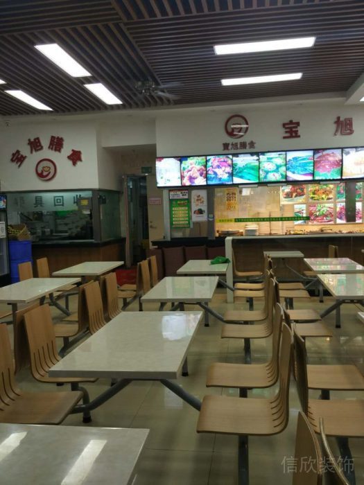 深圳南山寶旭快餐廳裝修_點餐區