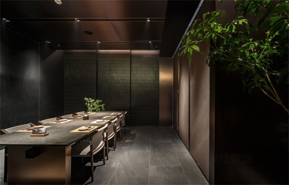 深圳鹽田新中式風(fēng)格川菜館裝修設(shè)計(jì)包廂