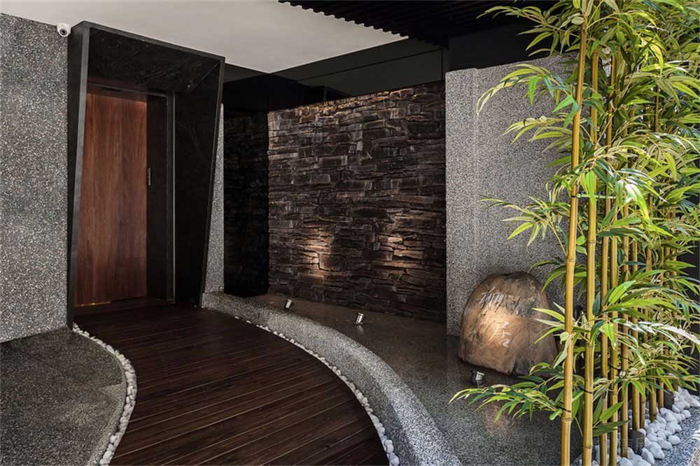 深圳寶安簡約風(fēng)中餐廳裝修設(shè)計(jì)案例門頭形象