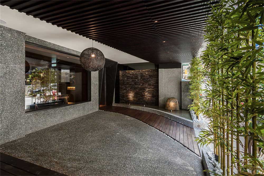 深圳寶安簡約風(fēng)中餐廳裝修設(shè)計(jì)案例藝術(shù)園林庭院