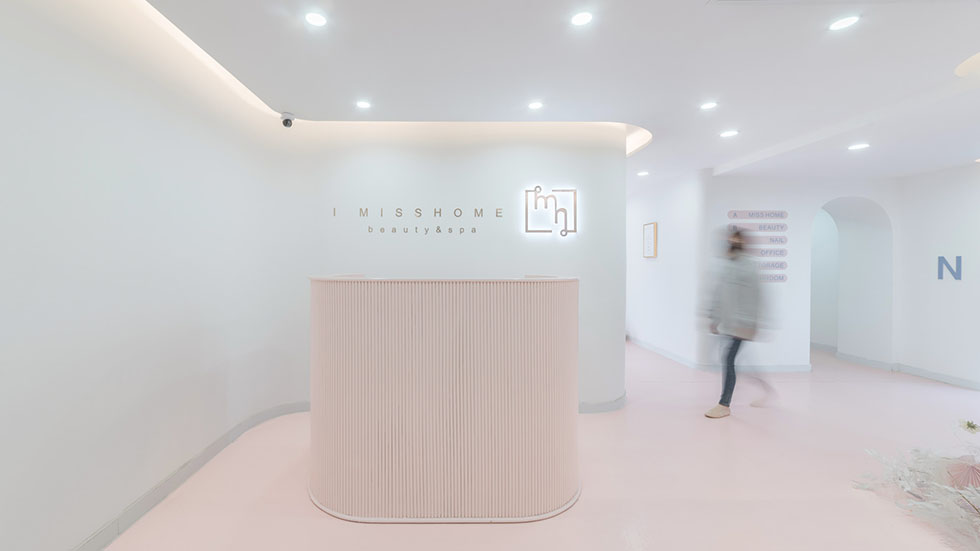 深圳羅湖美容美發(fā)護(hù)膚中心入戶裝修設(shè)計