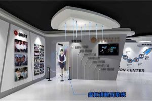 虛擬講解員系統(tǒng)裝修設計效果圖博物館展廳墻體創(chuàng)意設計簡約效果