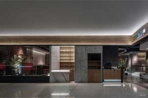 深圳羅湖工業(yè)風(fēng)火鍋店裝修設(shè)計(jì)外立面門頭形象效果圖
