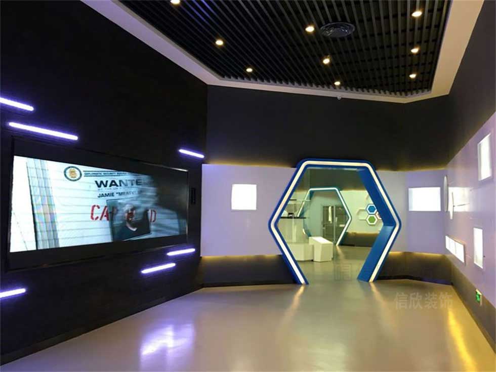 高科技企業(yè)展廳小放映廳裝修設計