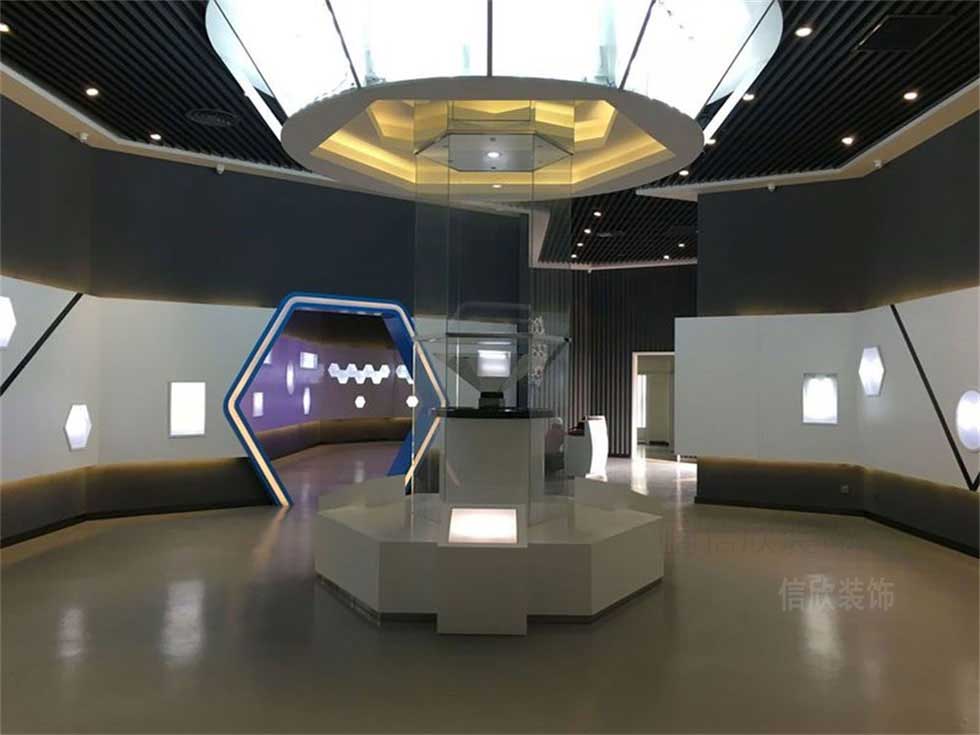 高科技企業(yè)展廳展臺裝修設計