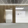 現(xiàn)代簡約風格辦公空間產(chǎn)品展廳走道空間設計圖