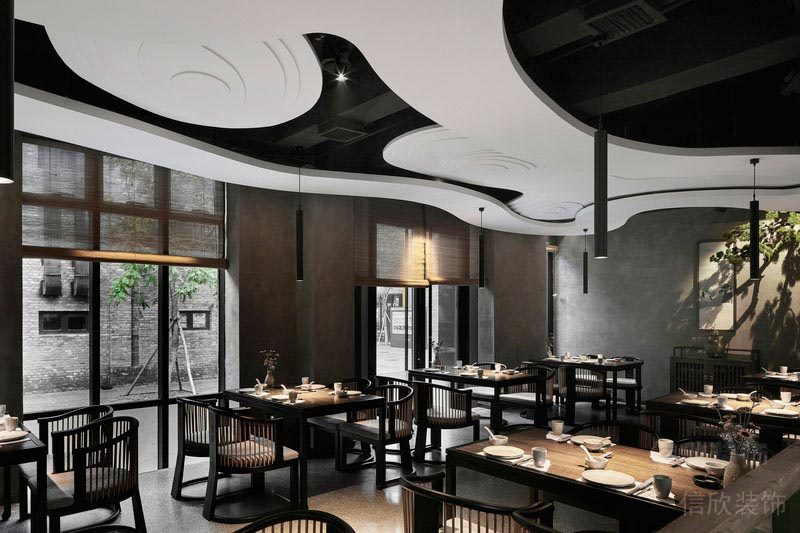 深圳西鄉(xiāng)餐飲裝修設(shè)計(jì)公司案例 用餐區(qū)