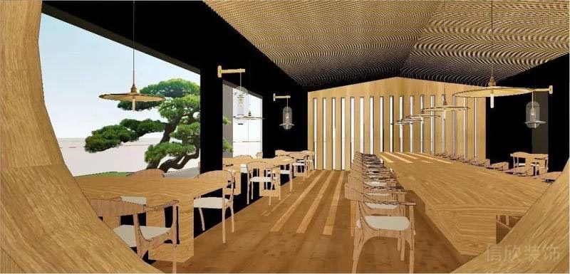 南山餐廳裝修設(shè)計效果圖軟裝陳設(shè)