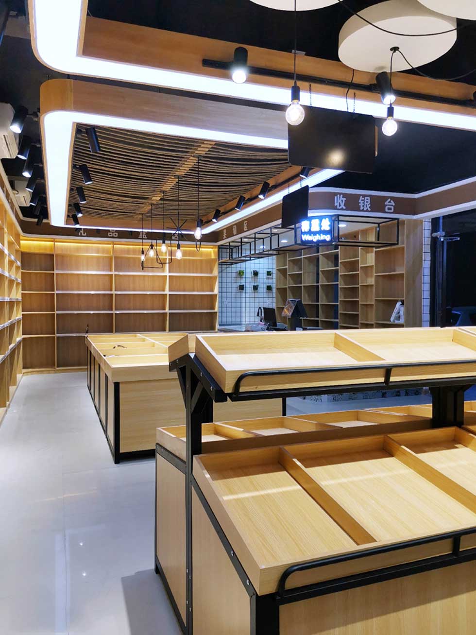 深圳精品水果店大廳裝修設(shè)計