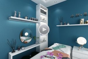 沐顏美容店裝修設(shè)計