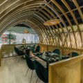 深圳光明中糧云景悅街東南亞風格火鍋餐廳裝修案例特色用餐區(qū)效果圖
