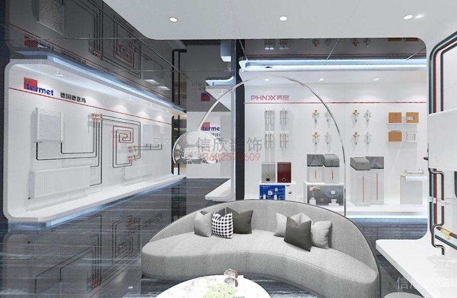 深圳南山空調(diào)展廳裝修設(shè)計空調(diào)原理展示
