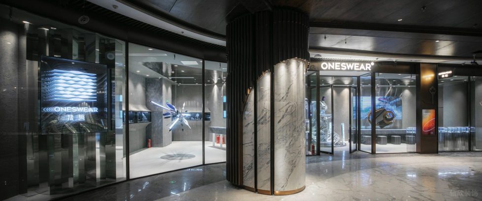 深圳市羅湖區(qū)蔡屋圍現(xiàn)代風買手店體驗店裝修設計-門頭外觀