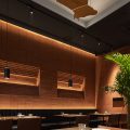 復(fù)古工業(yè)風餐廳壁龕暗藏燈帶設(shè)計圖