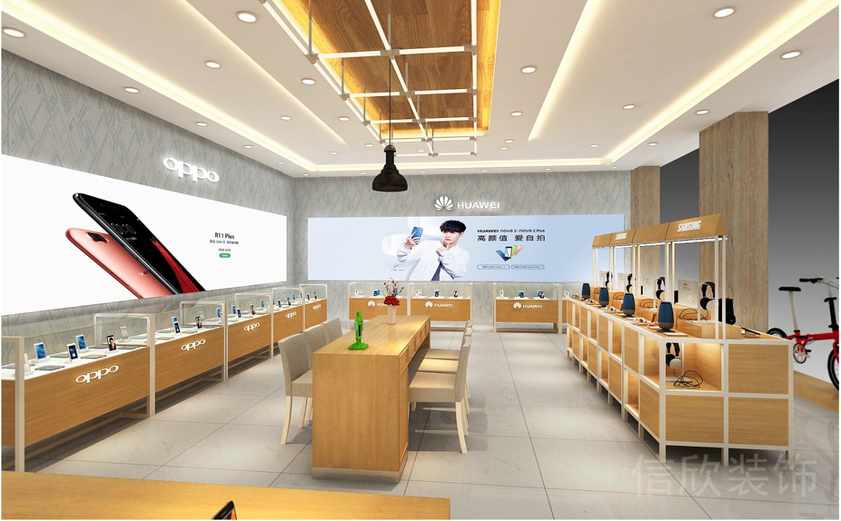 Vivo羅湖東門手機(jī)數(shù)碼店體驗(yàn)區(qū)裝修設(shè)計(jì)