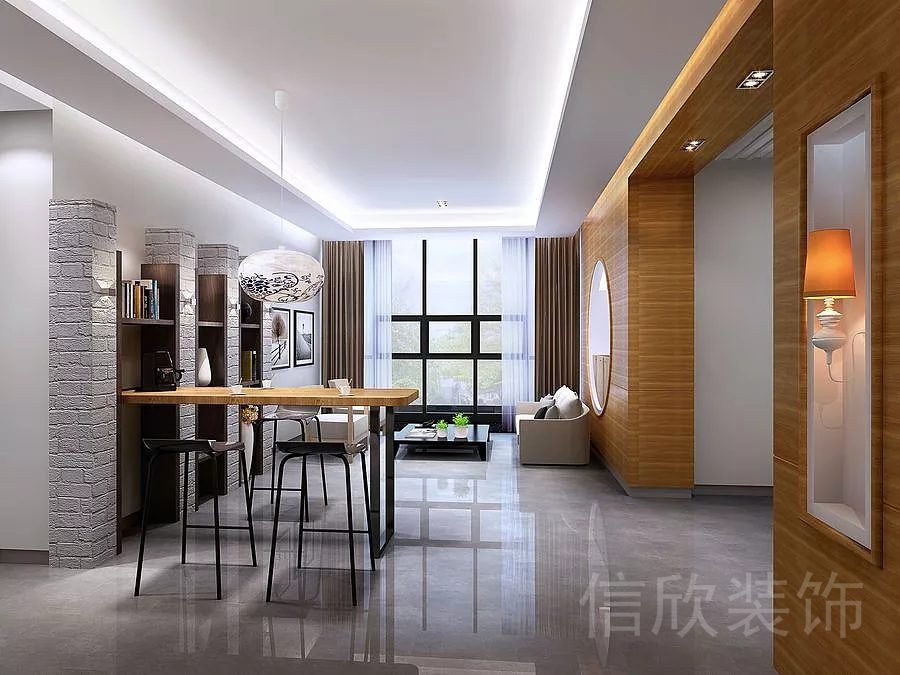 南山區(qū)大沖商務中心休閑會議室討論茶水區(qū)域裝修設計